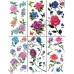 Временные татуировки в ассортименте Waterproof body tattoo stickers
